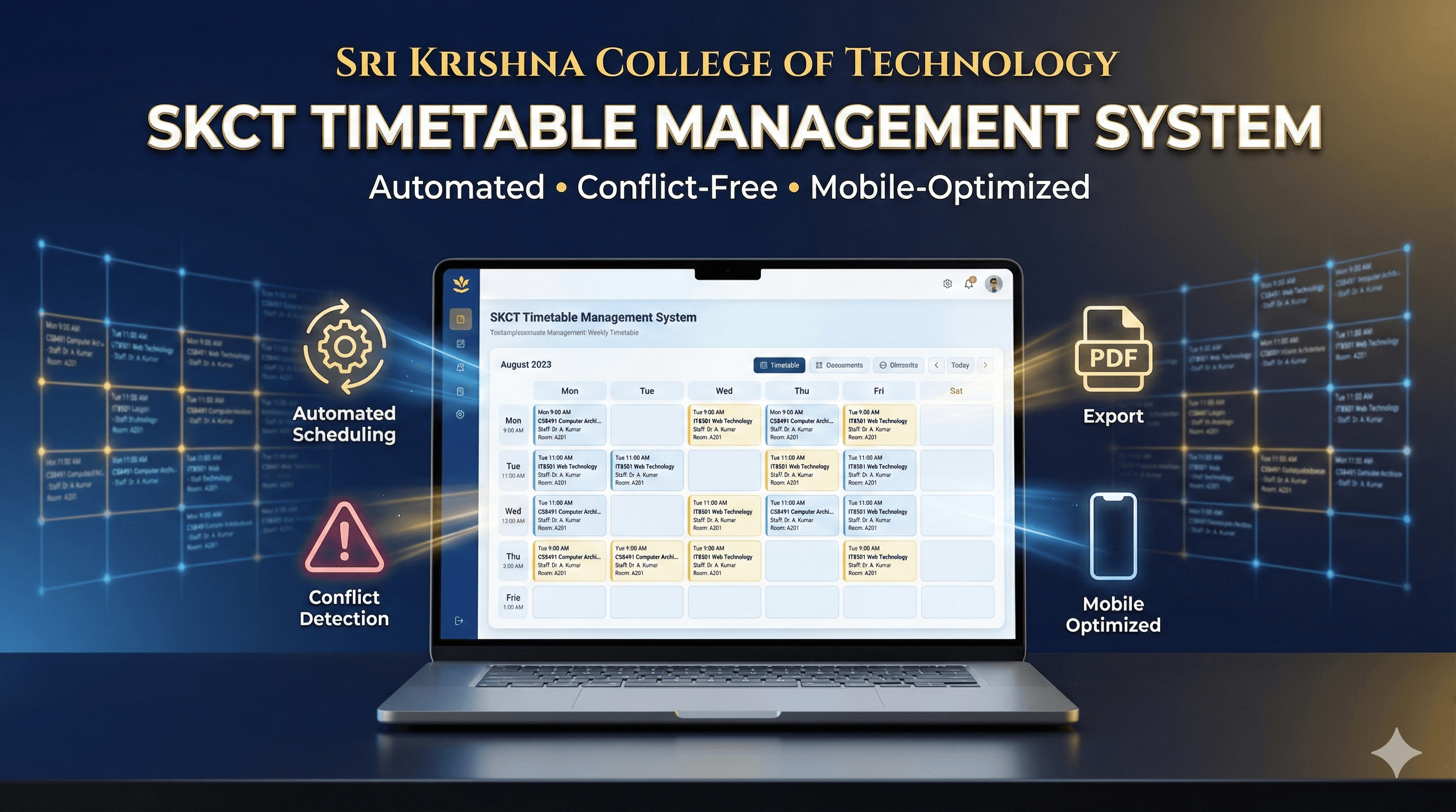 SKCT Automated Timetable